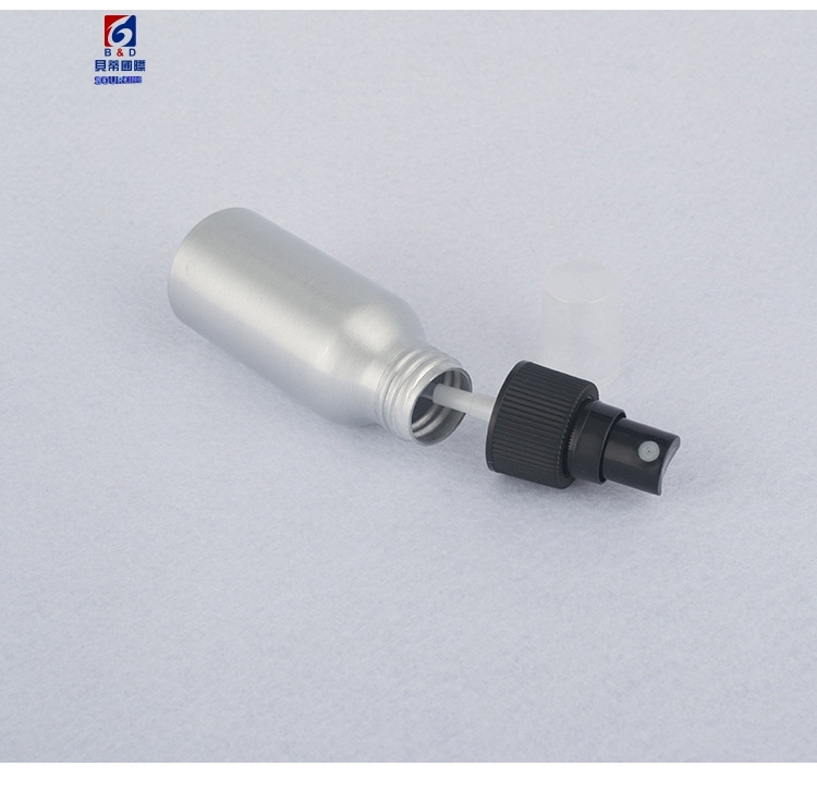 40/50/100/120/150/250ml Aluminum Spray Bottle With Rib