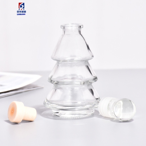 90ML High Grade Bayonet Christmas Tree Glass Aromatherapy Bottle