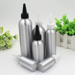 30/50/100/120/150/200/250ML Aluminum Bottle With Pointed Mouth Cap