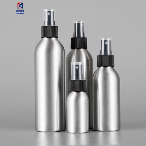 40/50/100/120/150/250ml Aluminum Spray Bottle With Rib