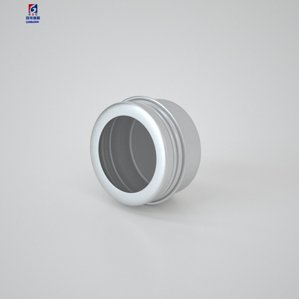 5ML Threaded Window Aluminum Cream Jar