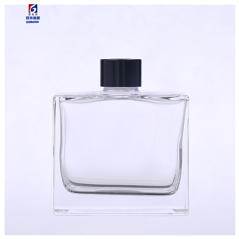 100ML Clear Flat Square Glass Aromatherapy Bottle