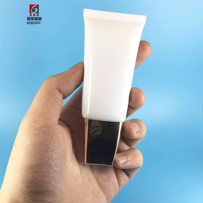 30ML White Bright Flat Tube