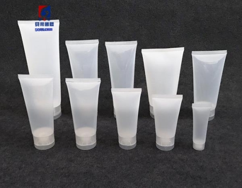 Clear Tube With Cleanser And Hand Cream