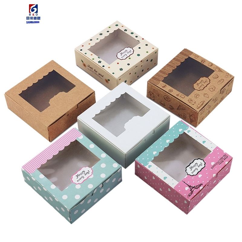 Transparent Small Window Pastry Box