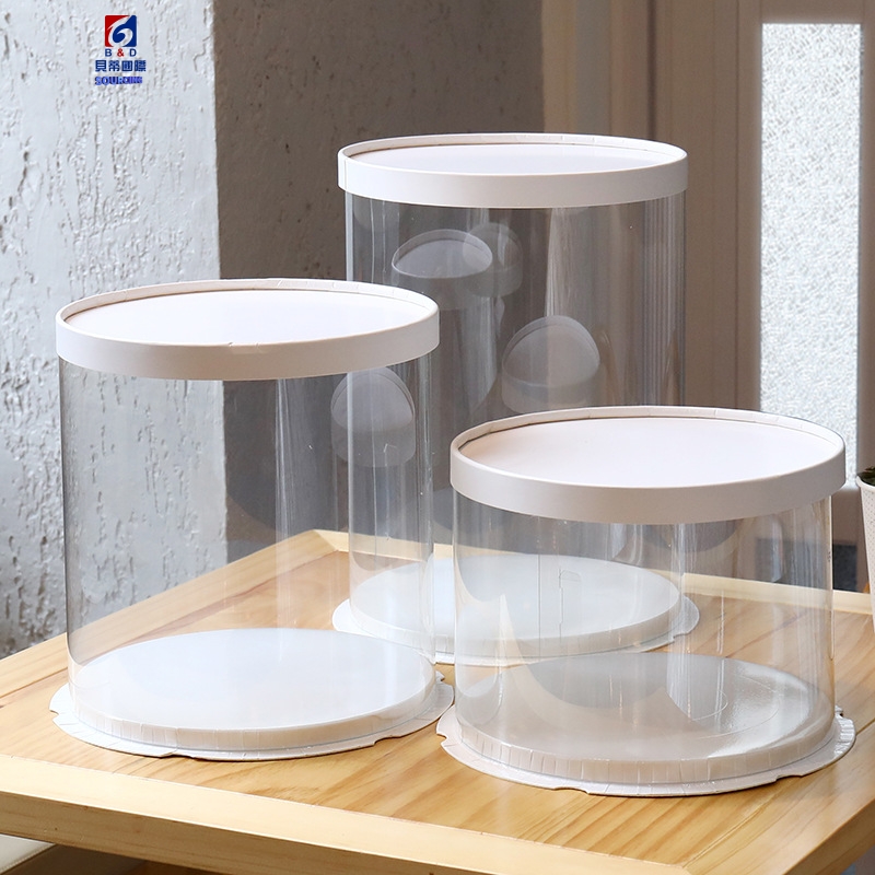 Round Transparent Cake Box