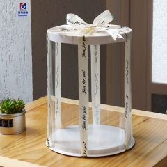 Round Transparent Cake Box