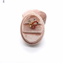 Oval Luxury Velvet Jewelry Box