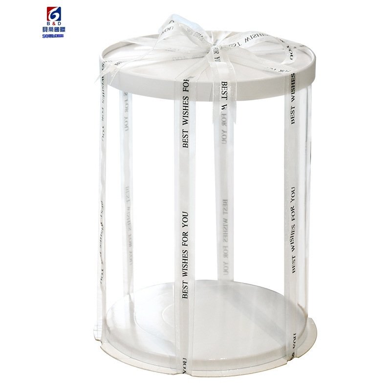 Round Transparent Cake Box