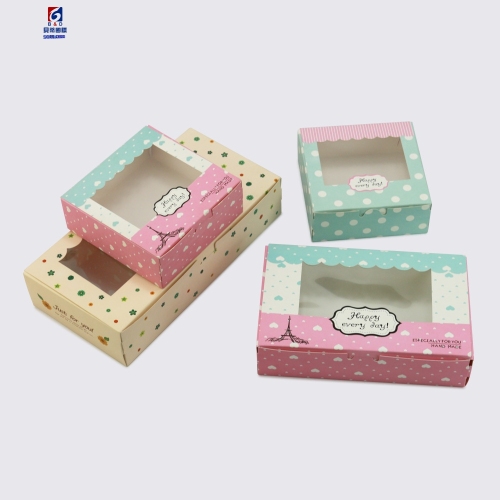 Transparent Small Window Pastry Box