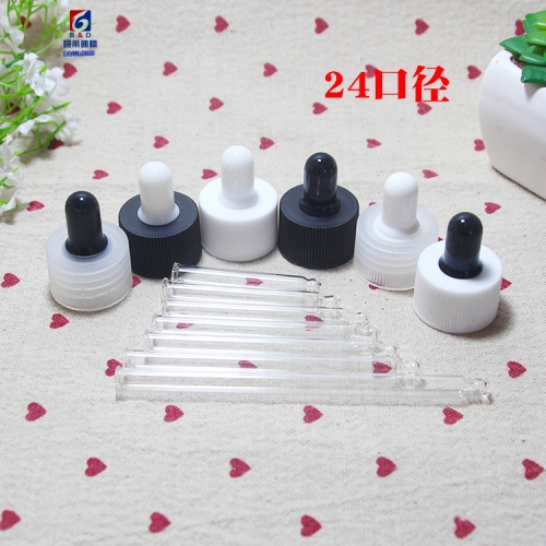 Plastic Cap Plastic Head Glass Dropper