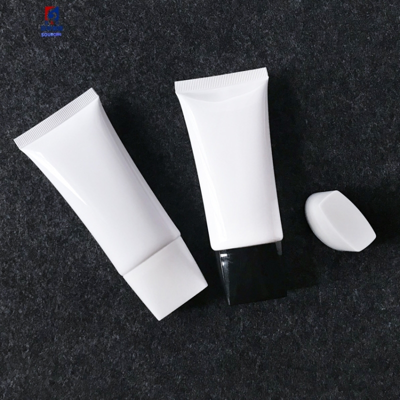 50ml Powdery Bottom Liquid Bottle Oval Tube