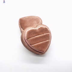 Heart-shaped Luxury Velvet Jewelry Box