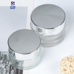 5-80g Transparent Glass Cream Jar