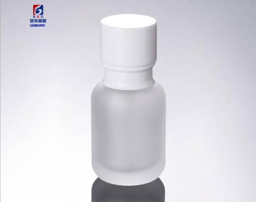 50ML Frosted Latex Glass Bottle
