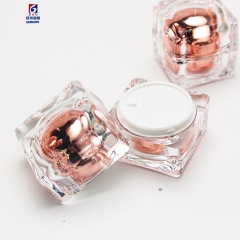 Light Luxury Rose Gold Plating Acrylic Set Bottle