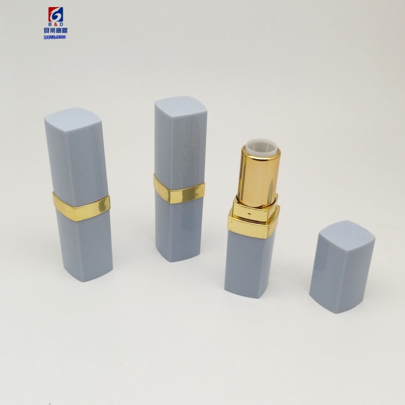 12.1mm Square Blue Lipstick Tube