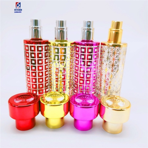 30ML Four Color UV Sculpted Round Spray Bottle
