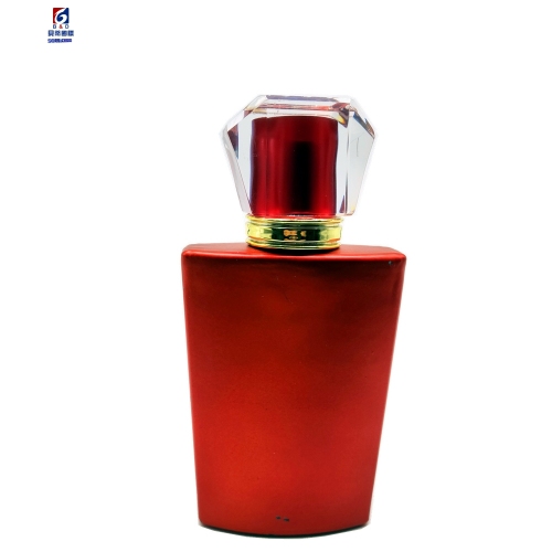 50ml Top Grade Screw Mouth Six Color Inside Spray Cover Perfume Bottle