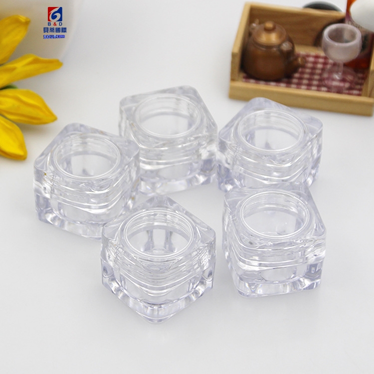 5G Acrylic Transparent Cream Jar