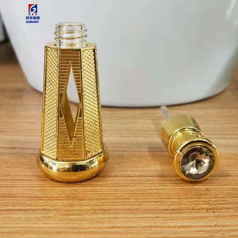 3ML Hollow carved glass perfume bottle