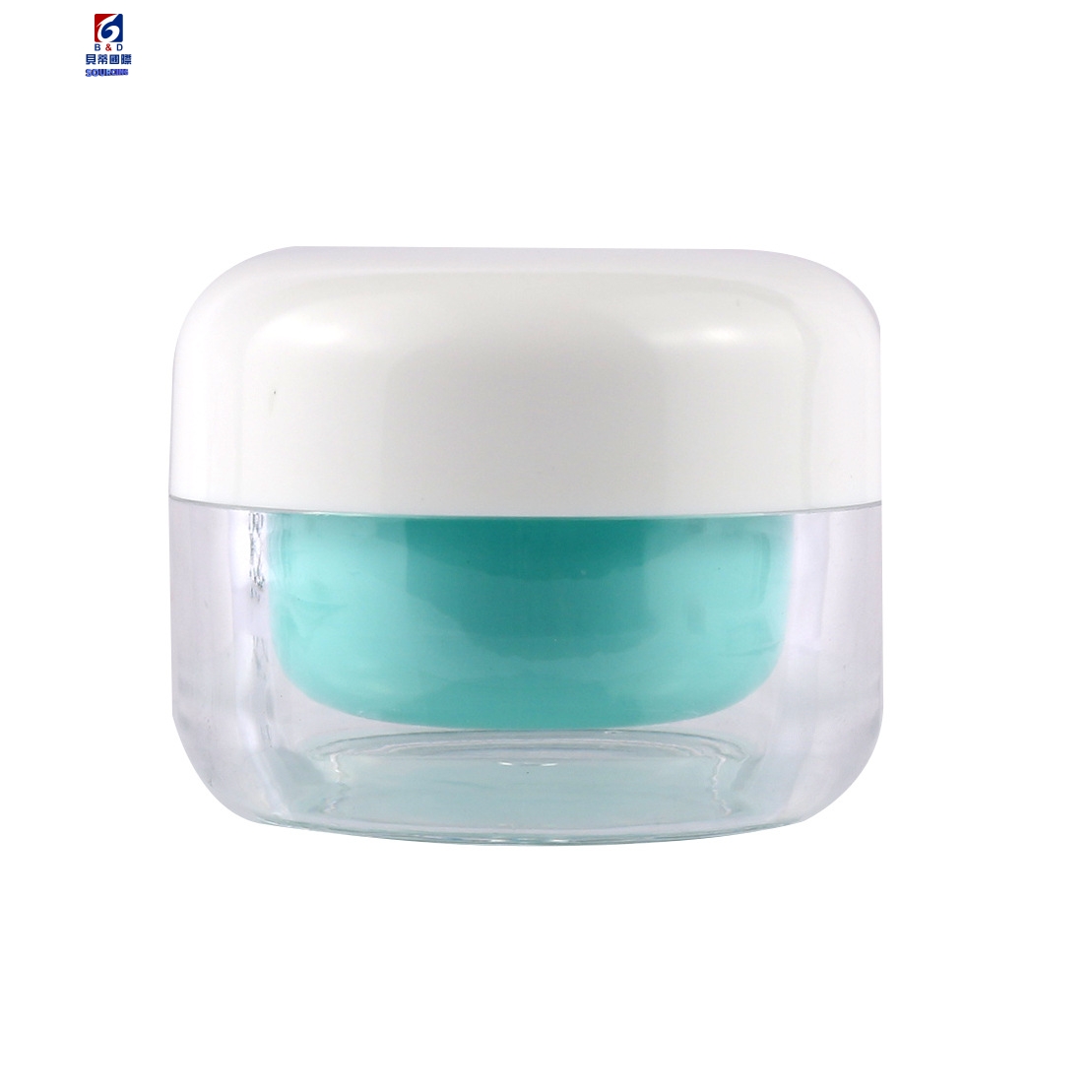 45G Green liner acrylic cream jar