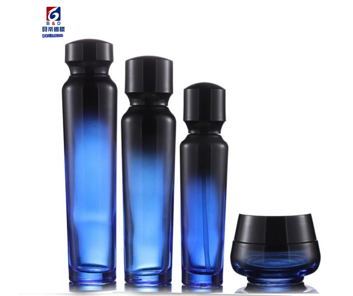 High-end skin care glass set bottle