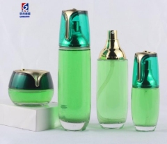 Glass Set Bottle 30/50g Cream Jar,100/120ml Lotion Bottle