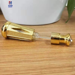 3ML Hollow carved glass perfume bottle