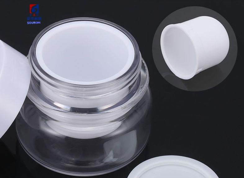 30g Plastic double cream jar