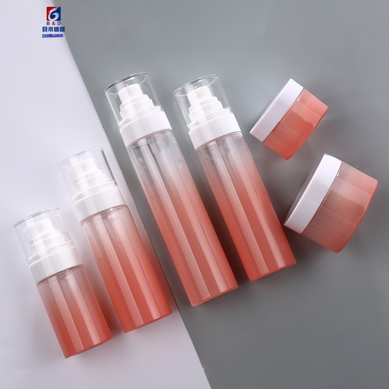 High Grade Spray gradient plastic set bottle