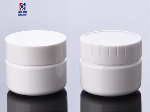 30g White high-end double cream jar