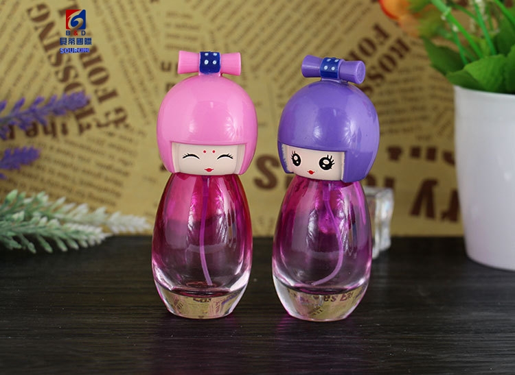 20ml Color spray perfume bottle doll lid