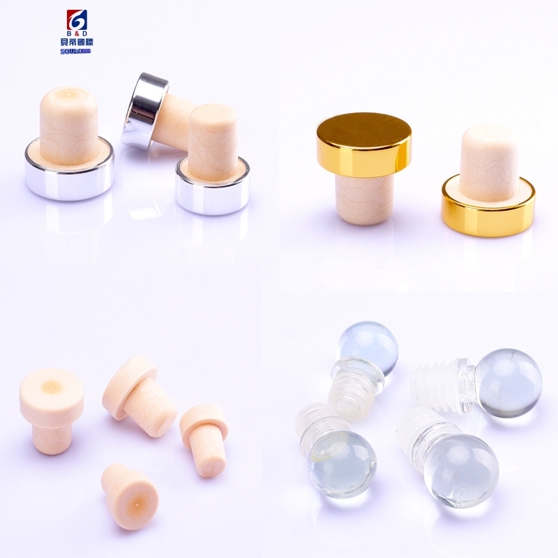 Color transparent plus aluminum polymer plug