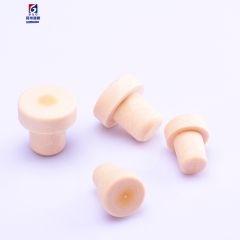 Color transparent plus aluminum polymer plug