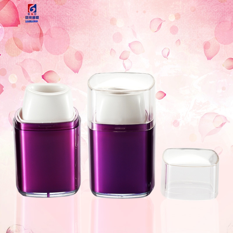 30/50G Acrylic long square vacuum cream bottle