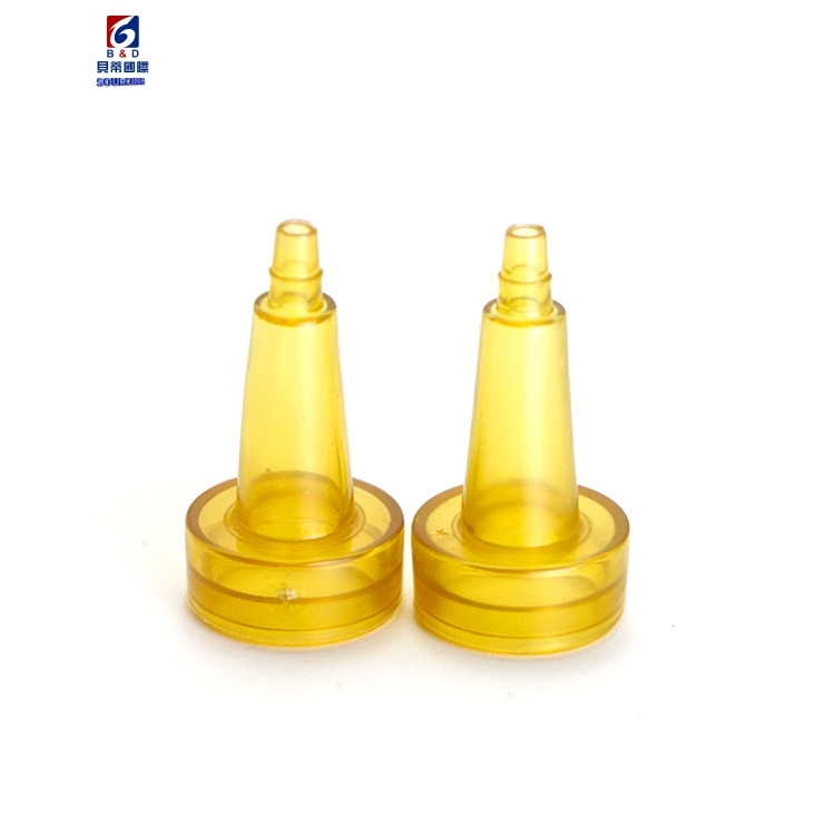 Freeze-dried powder bottle silicone trumpet head