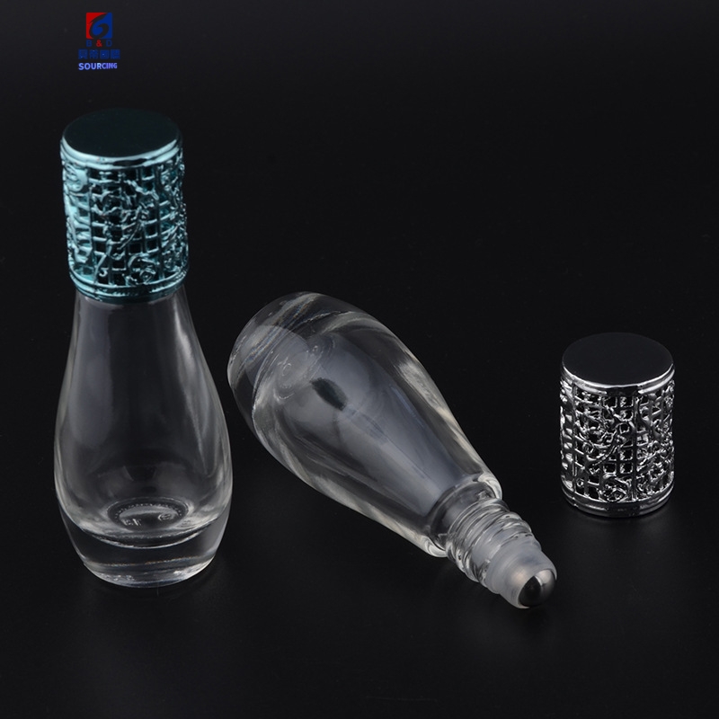 12ML Glass Roller Bottle With Alloy Cover