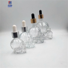 20/30/50/100ml The new skull glass essential oil perfume bottle