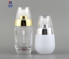 30/50ML Round barrel essence glass bottle