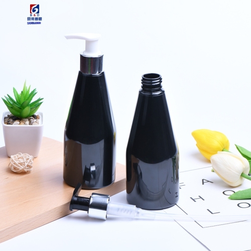 250ML Black tapered anodized aluminum emulsion bottle