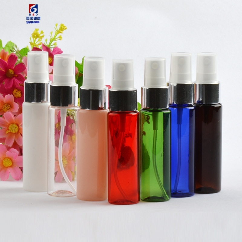 300ML Flat shoulder anodized aluminum spray bottle