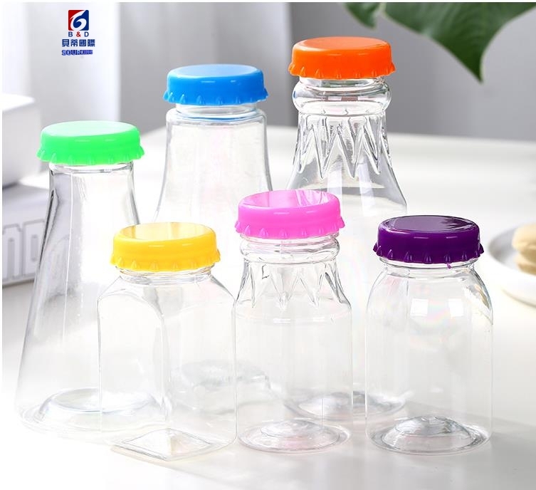 Small Pudding Transparent Packaging Bottle