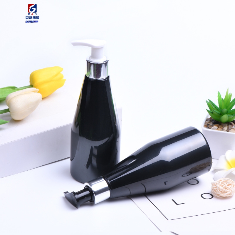 250ML Black tapered anodized aluminum emulsion bottle