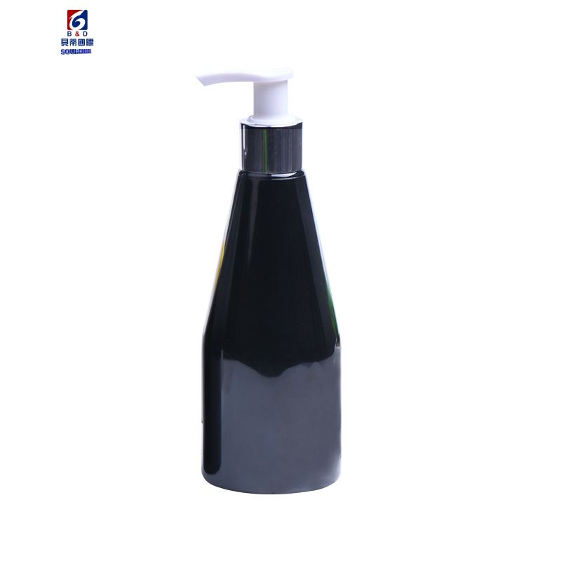 250ML Black tapered anodized aluminum emulsion bottle