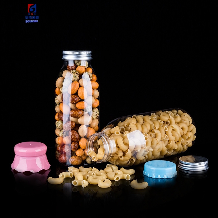Transparent Plastic Food Sealed Bottle