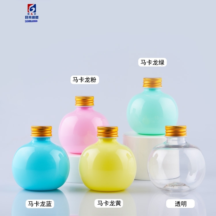 120ML Aluminum Globular Plastic Bottle