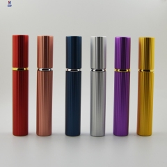 8ML Anodized Aluminum Perfume Spray Bottle Glass Liner