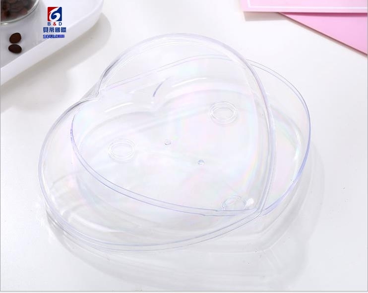 Heart-shaped Transparent Food Packaging Box