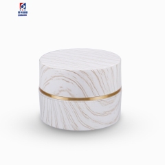 5/10/15/20/30/50G Cylindrical wood grain cream jar